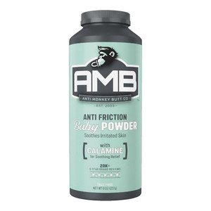 Anti Monkey Butt Anti Friction Baby Powder with Calamine for Soothing Irritated Skin 8Oz (227g)