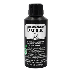 Herban Cowboy Maximum Protection Dry Spray Deodorant Body Spray, 2.8 Oz