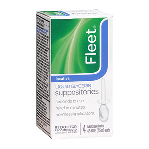 Fleet Glycerin Laxative Suppositories, Adult - 24 ea. - The Online  Drugstore ©