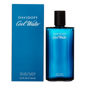 Davidoff Mens Cool Water Eau De Toilette Spray Aquatic Aromatic Fragrance for Everyday Wear 4.2Oz (125ml)