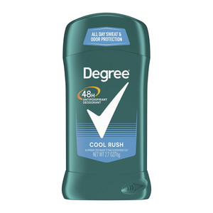 Degree Anti-Perspirant And Deodorant Invisible Solid Cool Rush, 2.6 Oz