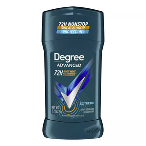 Degree Men Advanced Antiperspirant and Deodorant Extreme Sweat and Odor Protection Long Lasting Freshness 2.7Oz (76g)