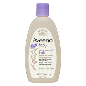 Aveeno Baby Calming Comfort Bath Lavender and Vanilla Scent 8Oz (236ml)
