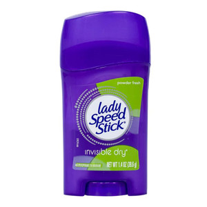 Lady Speed Stick Invisible Dry Powder Fresh Antiperspirant and Deodorant Stick 1.4Oz (39.6g)