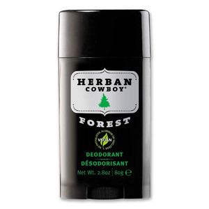 Herban Cowboy Forest Aluminum Free Deodorant Stick for Long Lasting Freshness 2.8Oz (80g)