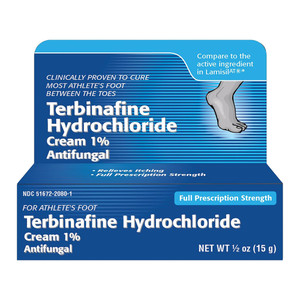 Taro Terbinafine Hydrochloride Antifungal Cream Athletes Foot Jock Itch and Ringworm Treatment 0.5Oz (15g)