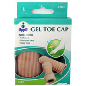 Oppo Gel Toe And Finger Cap, Size : Large, Model No : 6704 - 2 / Pack