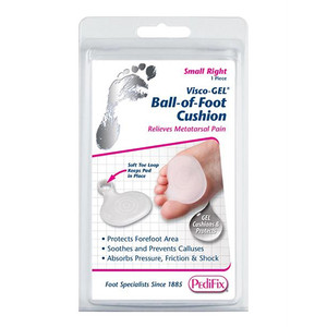 Pedifix Visco-Gel Ball Of Foot Cushion, Large Left, 1 ea Pedifix Visco-Gel Ball Of Foot Cushion, Large Left, 1 ea