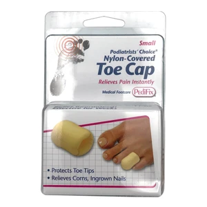 Pedifix Podiatrists Choice Nylon Covered Toe Cap Small Protects Toe Tips 1Ea
