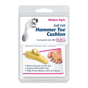Pedifix Hammer Toe Cushion, Medium Left - 1 Ea Pedifix Hammer Toe Cushion, Medium Left - 1 Ea
