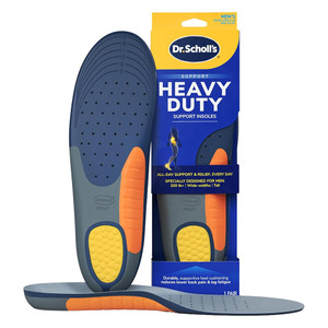 Dr Scholls Pain Relief Orthotics for Heavy Duty Support for Men Pair Size 8 to 14 All Day Support and Relief 1Ea