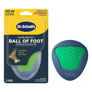 Dr Scholls Pain Relief Orthotics for Ball of Foot Pain Relief Pad 1 Pair with Shock Guard Technology 1Ea