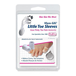 Pedifix Visco-Gel Little Toe Sleeves, Instant Pain Relief, 2 Ea