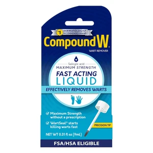 Compound W Maximum Strength Wart Remover Fast Acting Liquid 0.31Oz (9ml)
