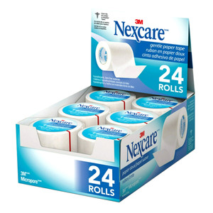 3M Nexcare Micropore Paper First Aid Tape 2 Inches X 10 Yards 6Ea 3M Nexcare Micropore Paper First Aid Tape 2 Inches X 10 Yards 6Ea