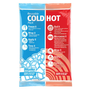 Mueller Reusable Cold Hot Pack Microwaveable 6 in x 9 in for Hot and Cold Therapy Pain Relief 1Ea