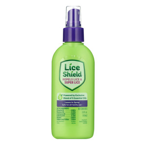 Lice Shield Repels Head Lice Leave In Spray - 5 Oz