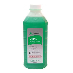 Swan 70% Isopropyl Alcohol Wintergreen First Aid Antiseptic 16 oz