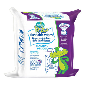 KANDOO - Children's Toilet Wipes Melon - 60 Wipes