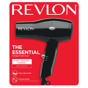 Revlon 1875 Watt Fast Dry Compact Travel Turbo Hair Dryer, RVDR5034, 1 Ea Revlon 1875 Watt Fast Dry Compact Travel Turbo Hair Dryer, RVDR5034, 1 Ea
