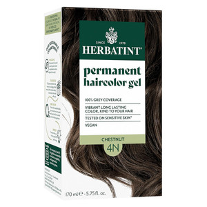 Herbatint 4N Chestnut Permanent Haircolor Gel 5.75Oz (170ml)