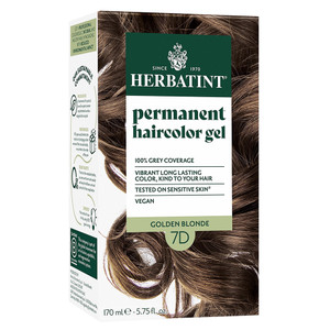 Herbatint 7D Golden Blonde Permanent Haircolor Gel for Grey Coverage 5.75Oz (170ml)