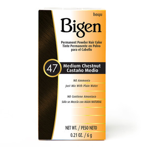 Bigen Medium Chestnut 47 Permanent Powder Hair Color, 0.21 Oz