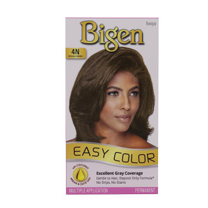 Bigen Easy Color Permanent Hair Dye With Aloe and Olive Oil, Mocha Brown, 2.82 Oz Bigen Easy Color Permanent Hair Dye With Aloe and Olive Oil, Mocha Brown, 2.82 Oz