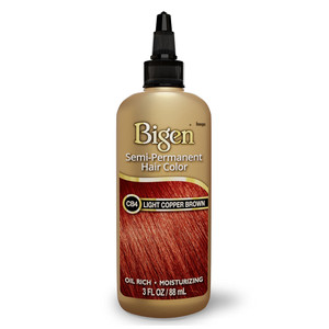Bigen Semi Permanent Hair Color, CB4 Light Copper Brown, 3 Oz