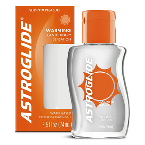 Astroglide Warming Water Based Gentle Tingly Sensation Liquid Personal Lubricant 2.5Oz (74ml)