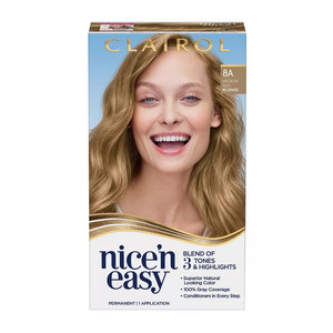 Clairol Nice N Easy 8A Medium Ash Blonde Permanent Natural Looking Hair Color for Gray Coverage 1Ea