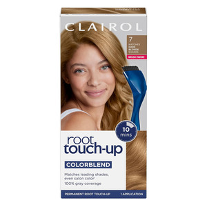 Clairol Nice N Easy 7 Dark Blonde Root Touch Up Permanent Hair Color for Quick Gray Coverage 1Ea