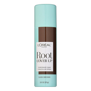 Loreal Paris Root Cover Up Dye Temporary Gray Concealer Spray, Dark Brown, 2 oz