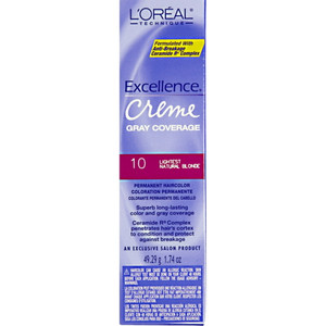 LOreal Excellence Creme Permanent Hair Color, Natural Blonde, 1.74oz LOreal Excellence Creme Permanent Hair Color, Natural Blonde, 1.74oz