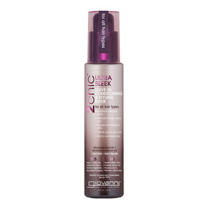 Giovanni 2Chic Brazilian Keratin And Argan Oil Ultra-Sleek Leave-In Conditioning And Styling Elixir, 4 Oz