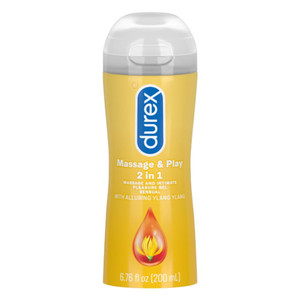 Durex Massage And Play Sensual Lubricant, Ylang Ylang - 6.76 Oz