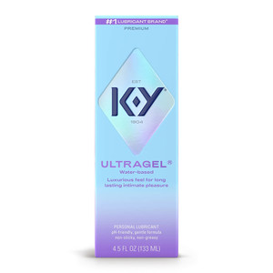 K Y Ultragel Water Based Personal Lubricant for Reducing Friction During Intimacy 4.5Oz (133ml)