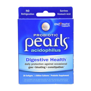 Enzymatic Therapy Acidophilus Pearls For Digestive Health - 30 Ea
