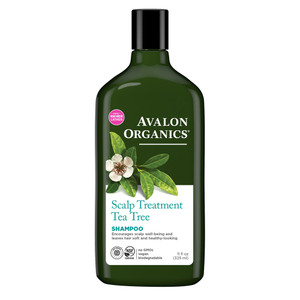 Avalon Organics Scalp Treatment Tea Tree Shampoo for Soft and Healthy Looking Hair 11Oz (325ml)