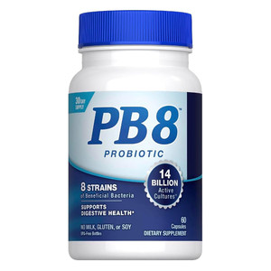 Nutrition Now PB 8 Probiotic Capsules for Digestive Health Support 60Ea