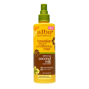 Alba Botanica Hawaiian Drink It Up Leave In Conditioning Hair Mist Coconut Milk - 8 Oz Alba Botanica Hawaiian Drink It Up Leave In Conditioning Hair Mist Coconut Milk - 8 Oz