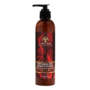 As I Am Detangling Conditioner Leave-in Tangle Releaser With Coconut Oil, Shea Butter And Royal Gelly, 8 oz