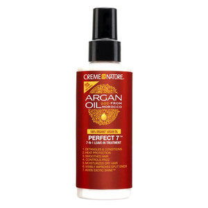 Creme of Nature Argan Oil Perfect 7 in 1 Leave In Hair Treatment 5.1Oz (150ml)
