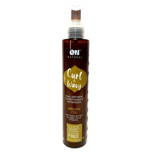 On Natural Curl and Wavy Curl Argan Tree Defining Conditioner and Detangler 8Oz (236ml)