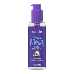 Aussie Miracle Moist Intense Hydration Oil for Deep Moisture Softening and Shiny Hair 3.2Oz (95ml)