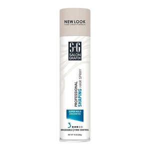 Salon Grafix Shaping Professional Hair Spray Finishing Mist, Unscented Super Hold - 10 Oz Salon Grafix Shaping Professional Hair Spray Finishing Mist, Unscented Super Hold - 10 Oz