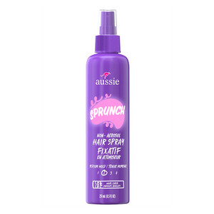 Aussie Sprunch Non Aerosol Hairspray for Medium Hold Soft Touch and Frizz Resistant Styling 8.5Oz (251ml)