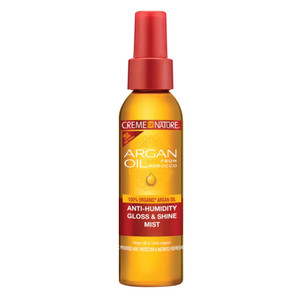 Creme of Nature Argan Oil Anti Humidity Gloss and Shine Hair Mist for Frizz Control 4Oz (118ml)
