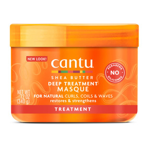 Cantu Shea Butter Deep Treatment Masque for Repairing Moisturizing and Strengthening Dry or Damaged Hair 12Oz (340g)