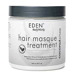 Eden BodyWorks Coconut Shea Hair Masque for Moisturizing and Repairing Hair 16Oz (473ml)